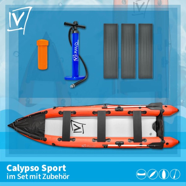 Verano Calypso Sport, inklusive Zubehör, rot