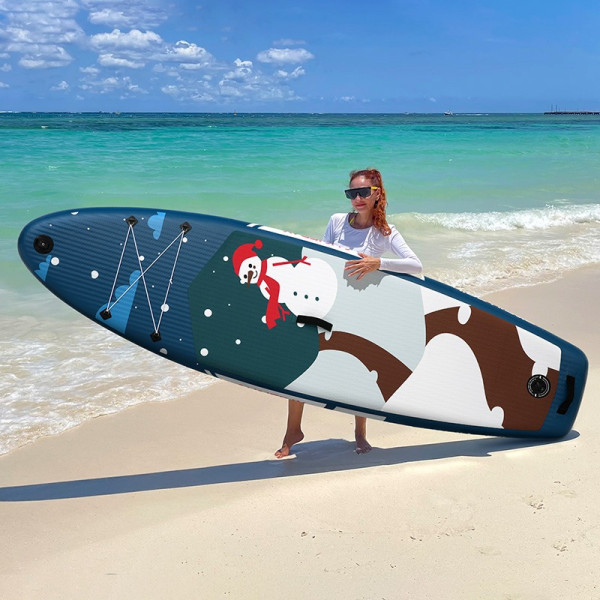 SUP Susiebay Snowman – Aufblasbares Stand Up Paddle Board 9.9' für Anfänger & Freizeitpaddler