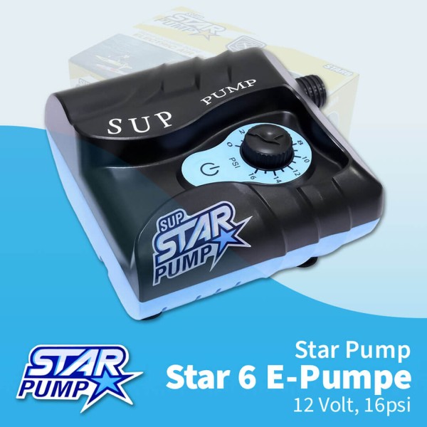 Star Pump Star 6 Universal-Elektro-Luftpumpe, 12V, 16psi